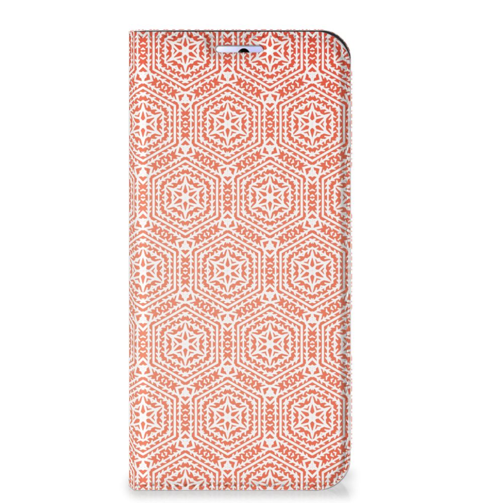 Motorola Moto G31 | G41 Hoesje met Magneet Pattern Orange - B2C Telecom