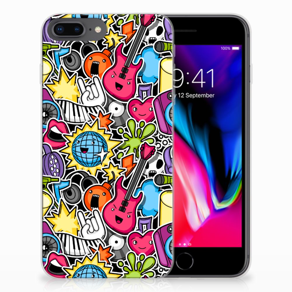 Apple iPhone 7 Plus | 8 Plus Silicone Back Cover Punk Rock