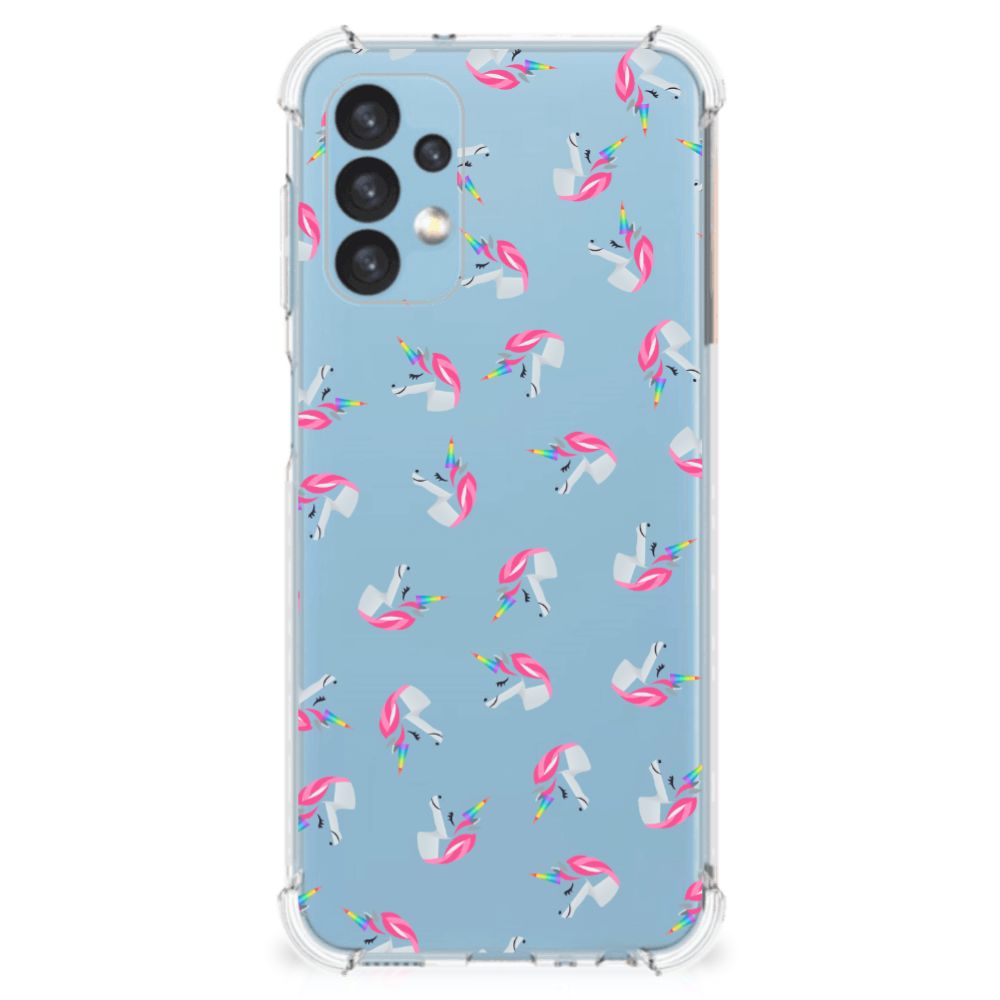 Doorzichtige Silicone Hoesje voor Samsung Galaxy A13 (4G) Unicorns B2C Telecom