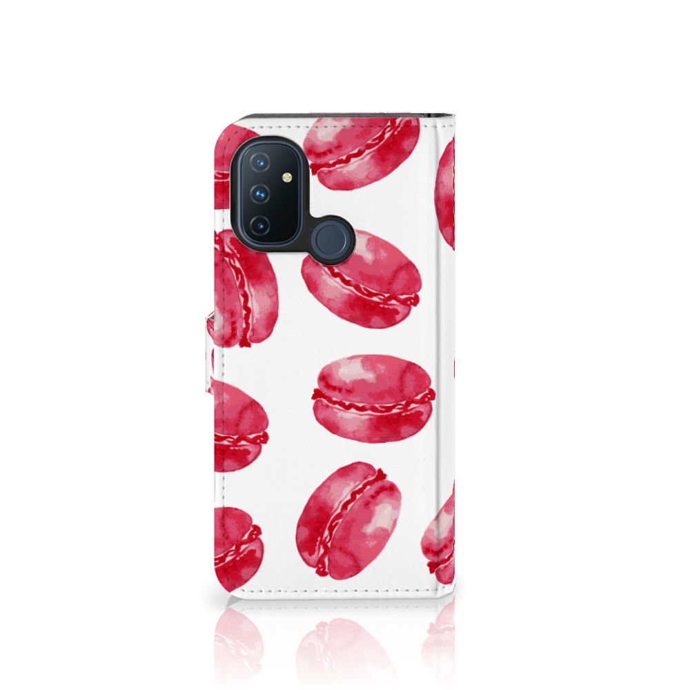 OnePlus Nord N100 Book Cover Pink Macarons