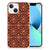 iPhone 13 Doorzichtige Silicone Hoesje Batik Brown