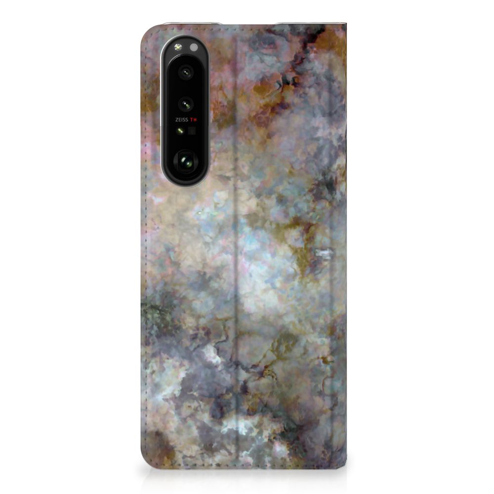 Sony Xperia 1 III Standcase Marmer Grijs - B2C Telecom