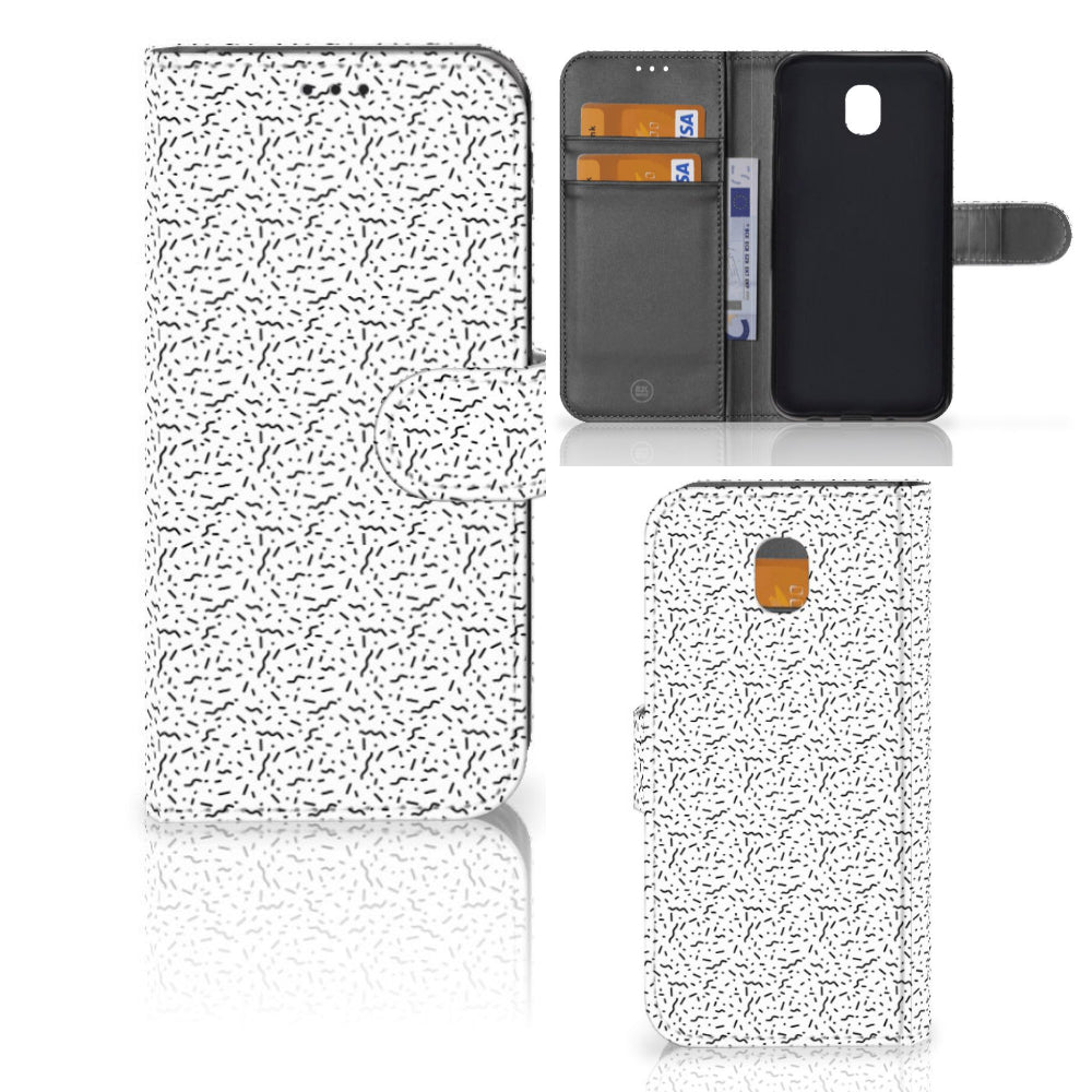 Samsung Galaxy J5 2017 Telefoon Hoesje Stripes Dots