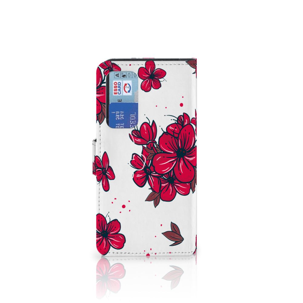Huawei P40 Hoesje Blossom Red