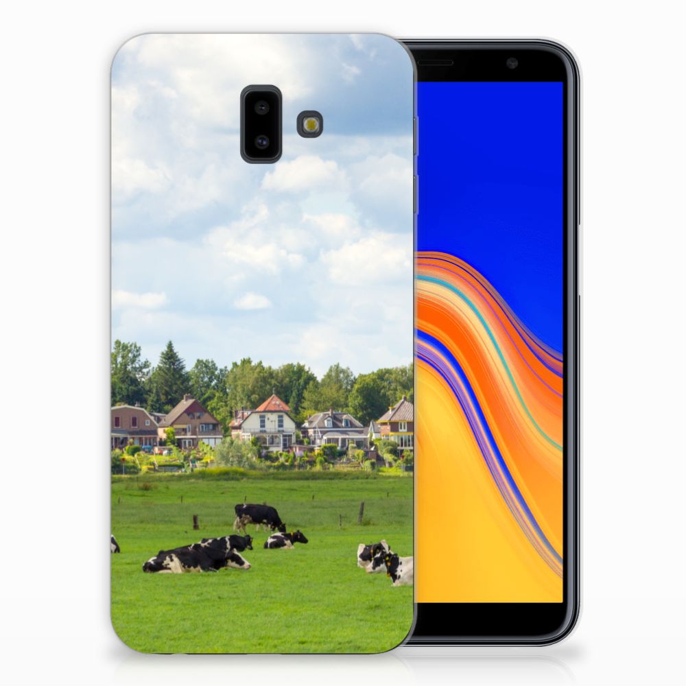 Samsung Galaxy J6 Plus (2018) TPU Hoesje Koeien