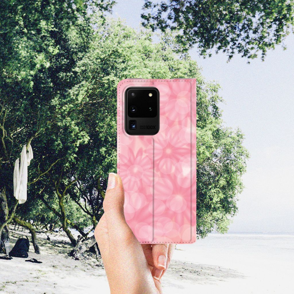 Samsung Galaxy S20 Ultra Smart Cover Spring Flowers - B2C Telecom