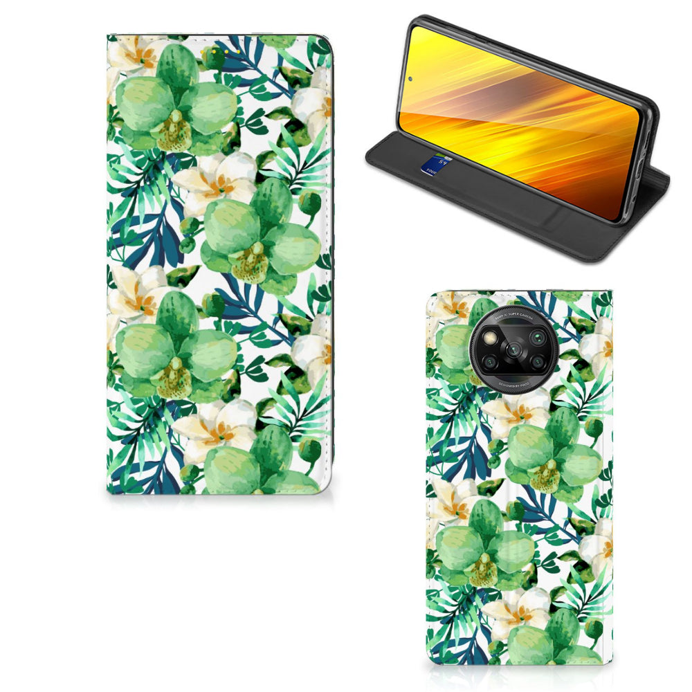 Xiaomi Poco X3 Pro | Poco X3 Smart Cover Orchidee Groen