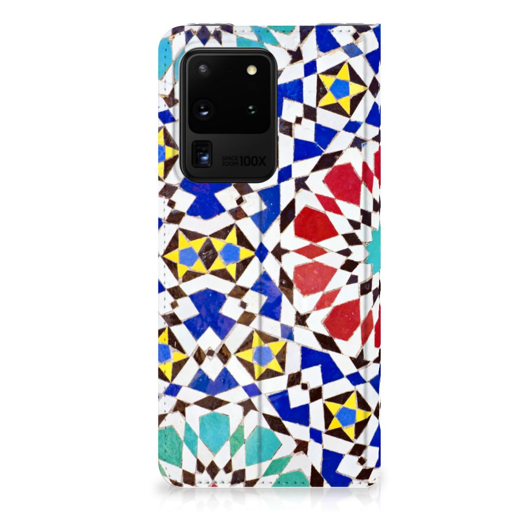 Samsung Galaxy S20 Ultra Standcase Mozaïek - B2C Telecom