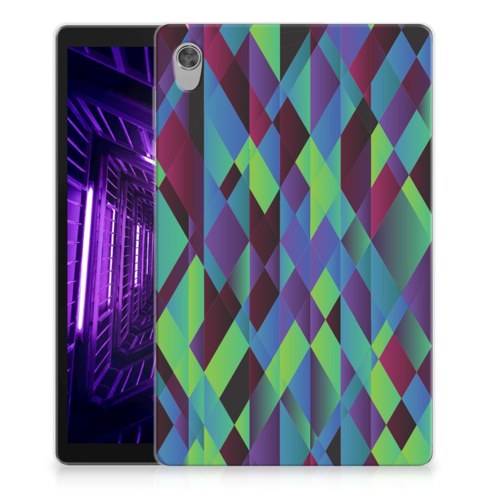 Lenovo Tab M10 HD (2de generatie) Back Cover Abstract Green Blue - B2C Telecom