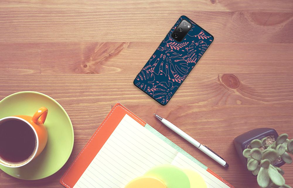 Samsung Galaxy S20 FE Bloemen Hoesje Palm Leaves B2C Telecom