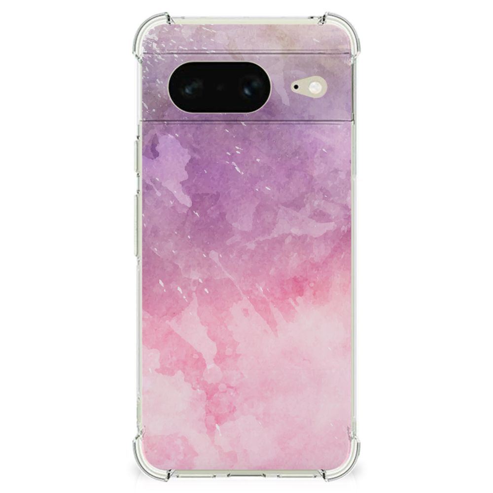 Back Cover Google Pixel 8 Pink Purple Paint