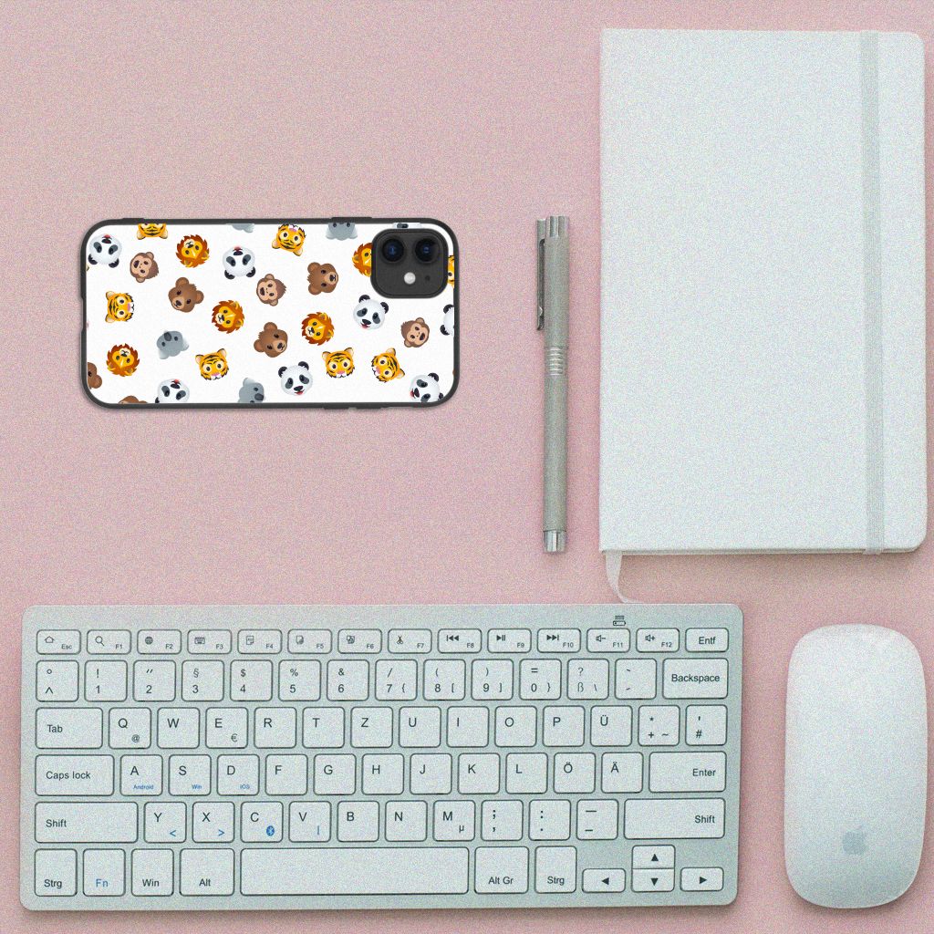Back Case voor iPhone 11 Dieren Emojis B2C Telecom