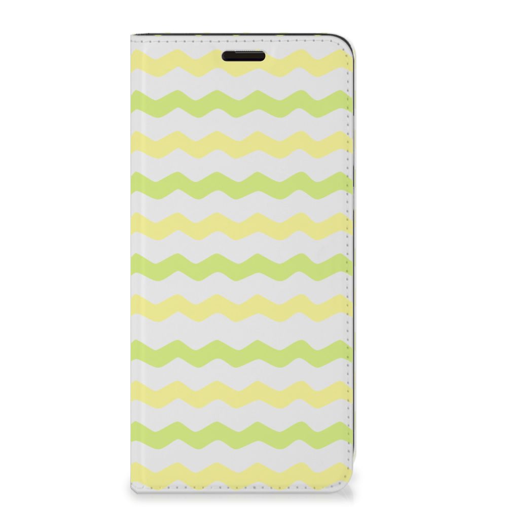 Samsung Galaxy S9 Plus Hoesje met Magneet Waves Yellow