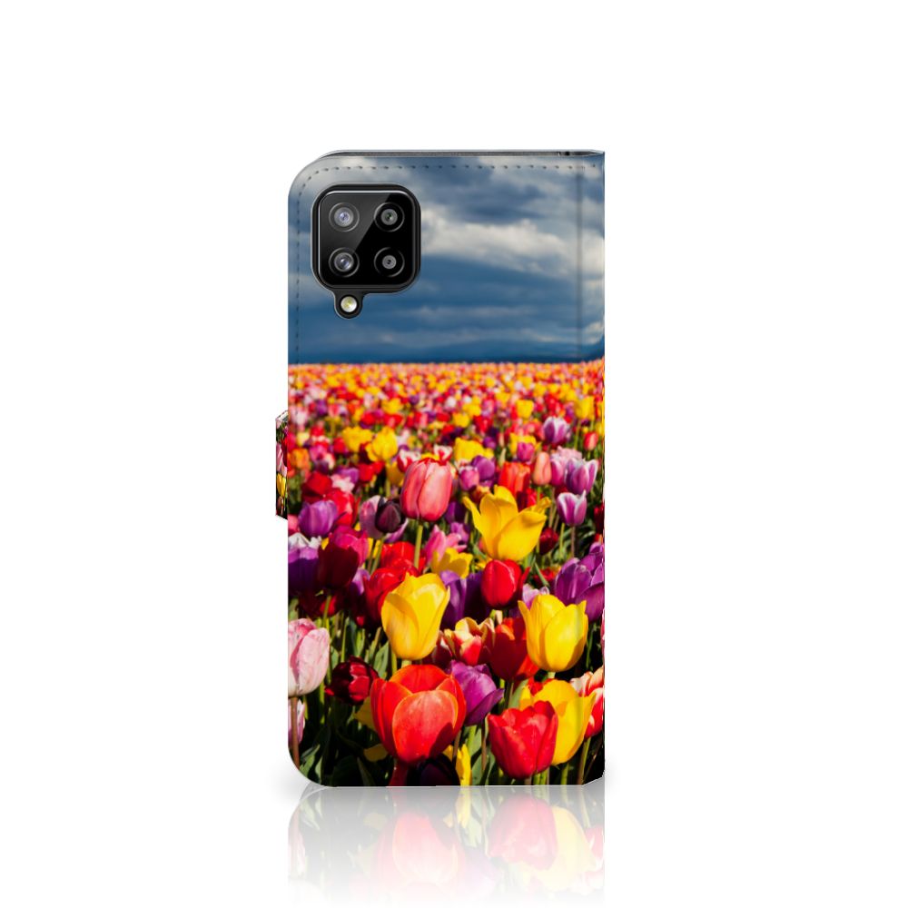 Samsung Galaxy A12 Hoesje Tulpen
