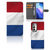 OPPO Find X3 Neo 5G Bookstyle Case Nederlandse Vlag met artistiek vlagdesign en pasjeshouder.