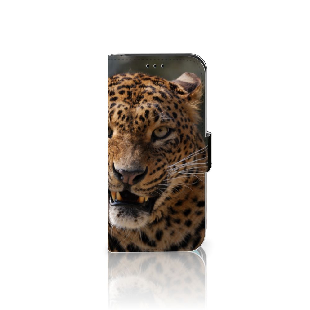 Apple iPhone 11 Pro Telefoonhoesje met Pasjes Luipaard