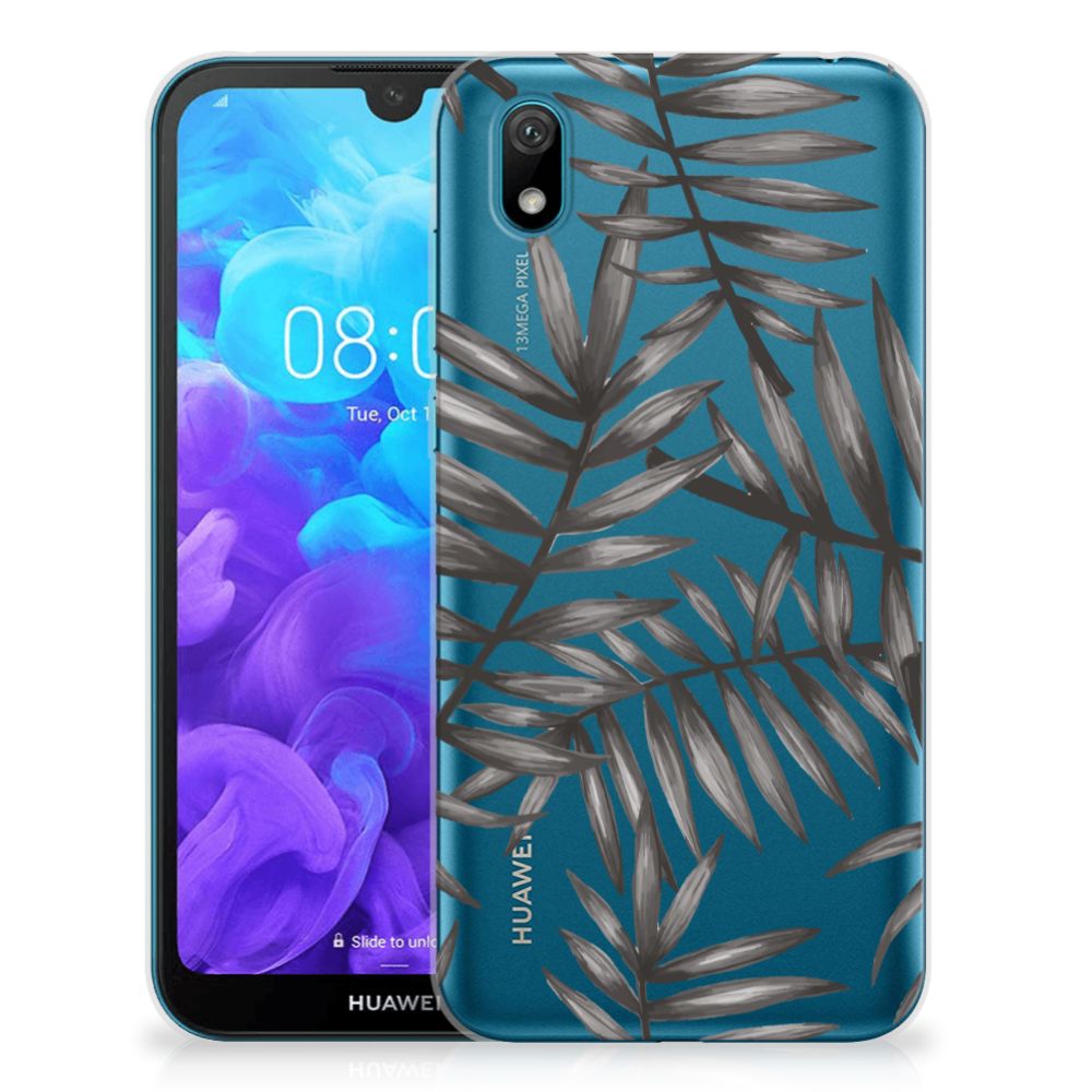 Huawei Y5 (2019) TPU Case Leaves Grey