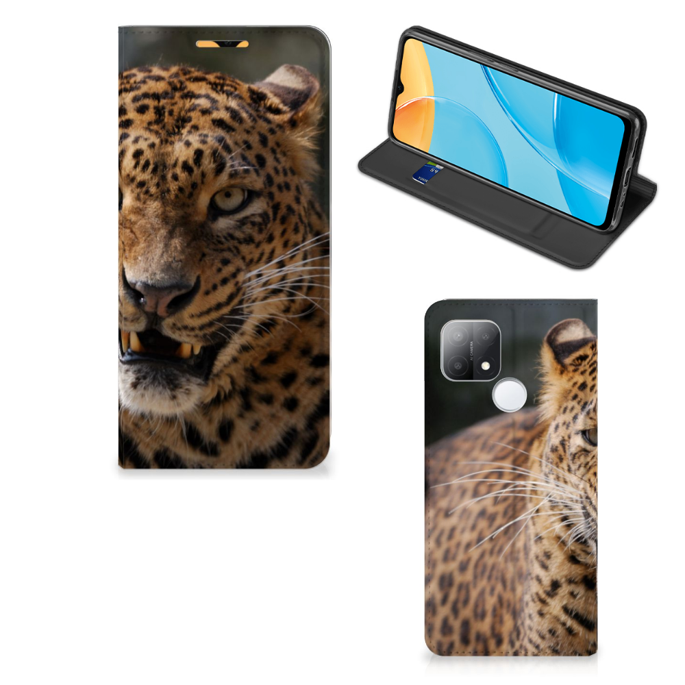 OPPO A15 Hoesje maken Luipaard - B2C Telecom