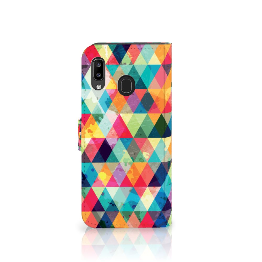 Samsung Galaxy A30 Telefoon Hoesje Geruit