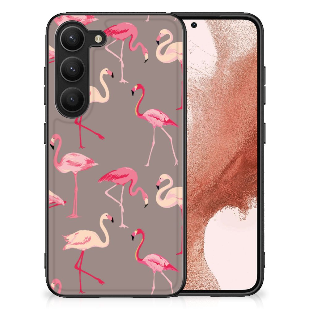Samsung Galaxy S23 Dierenprint Telefoonhoesje Flamingo B2C Telecom