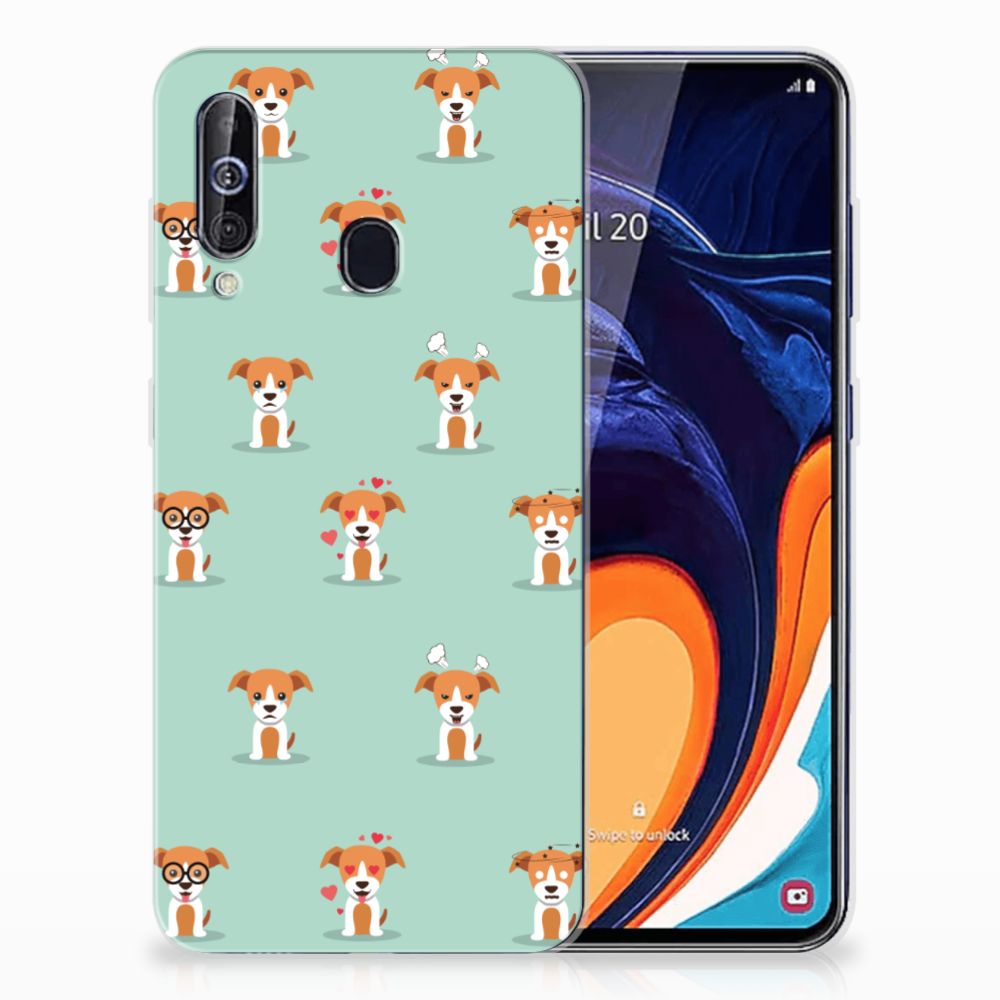 Samsung Galaxy A60 TPU Hoesje Pups
