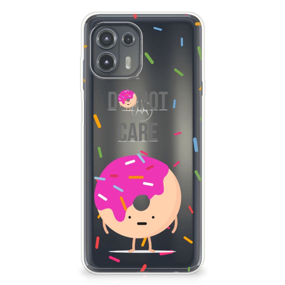 Motorola Edge 20 Lite Siliconen Case Donut Roze B2C Telecom