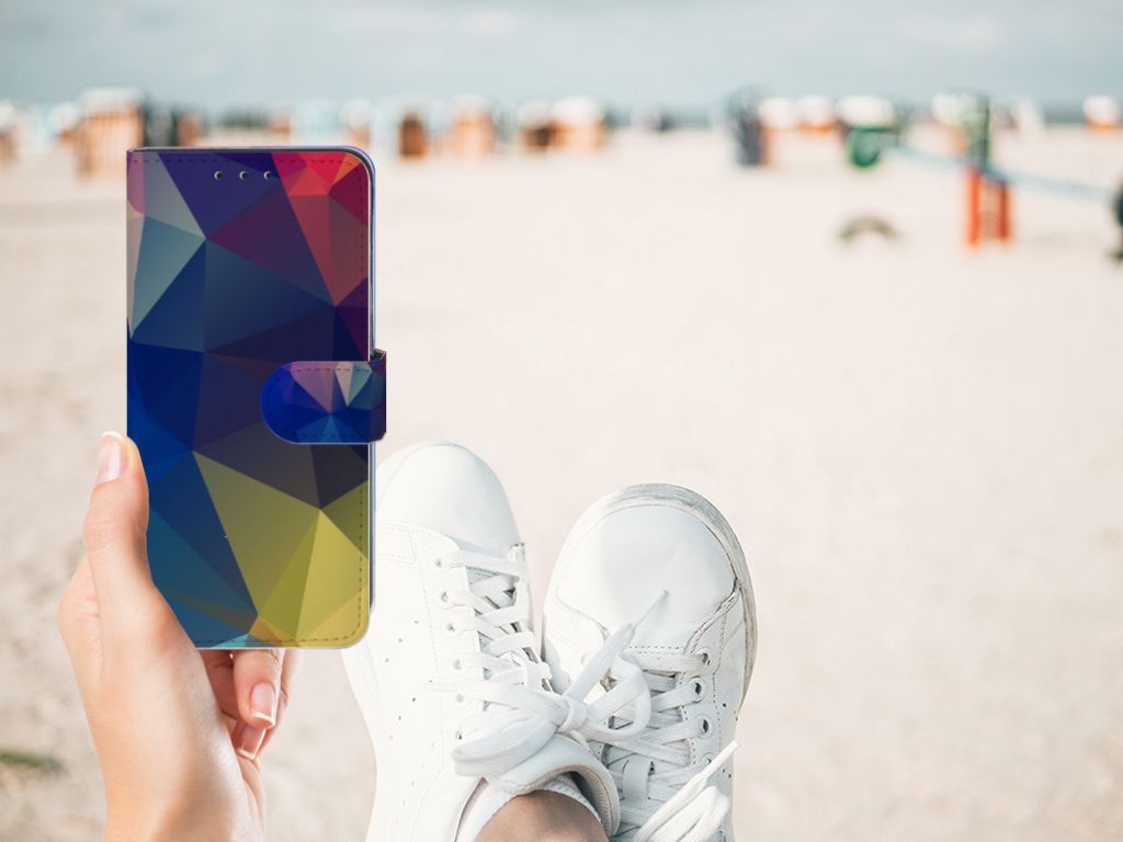 Xiaomi Redmi 8A Book Case Polygon Dark