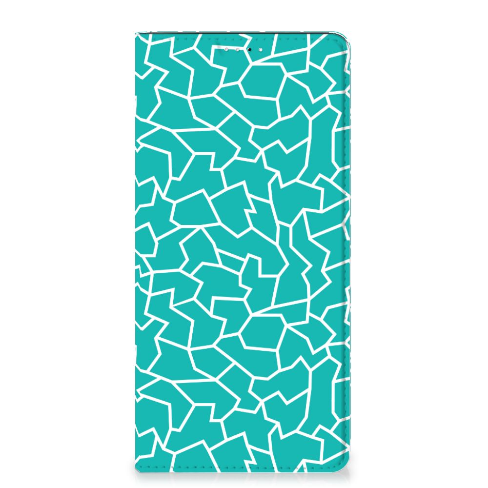 Samsung Galaxy A33 5G Bookcase Cracks Blue - B2C Telecom