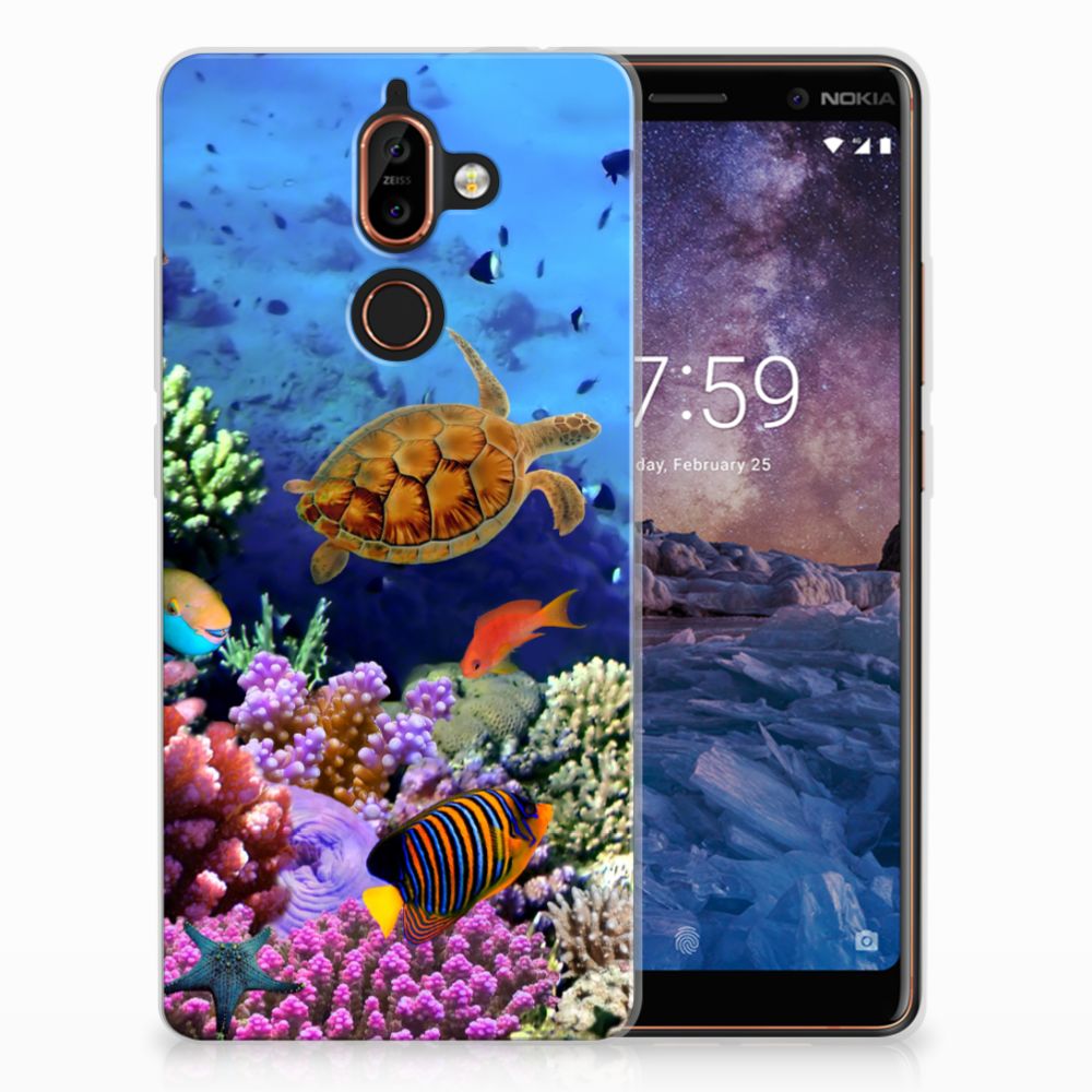 Nokia 7 Plus TPU Hoesje Vissen