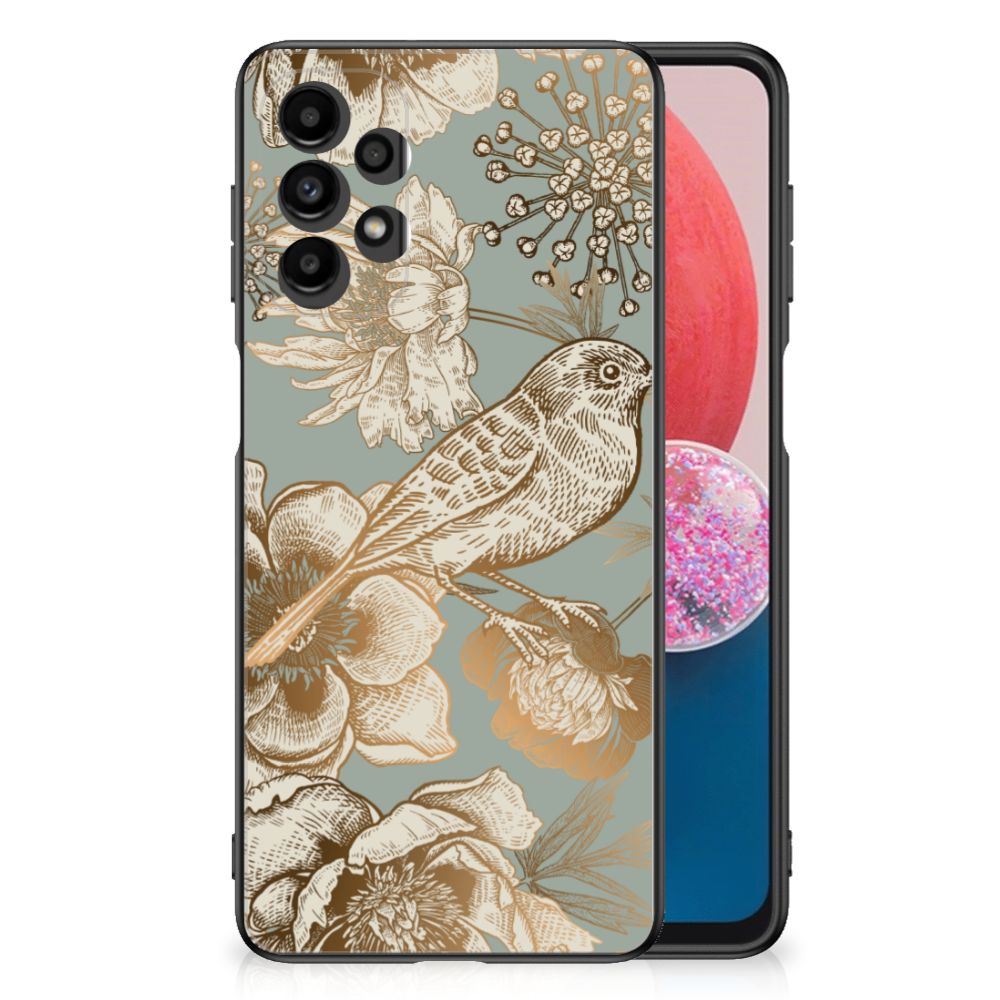 Dierenprint Telefoonhoesje voor Samsung Galaxy A13 4G Pink Peacock B2C Telecom