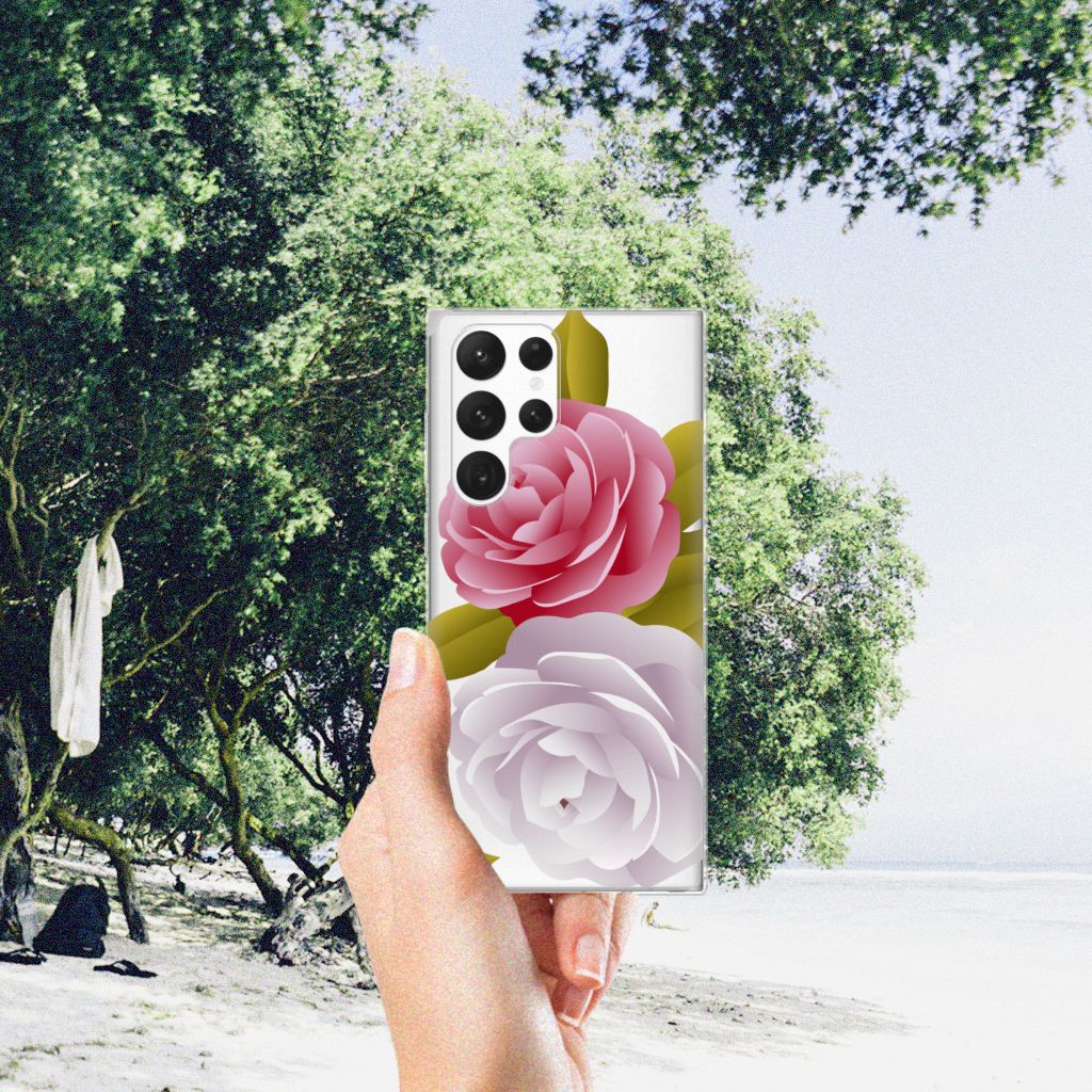 Samsung Galaxy S22 Ultra TPU Case Roses B2C Telecom