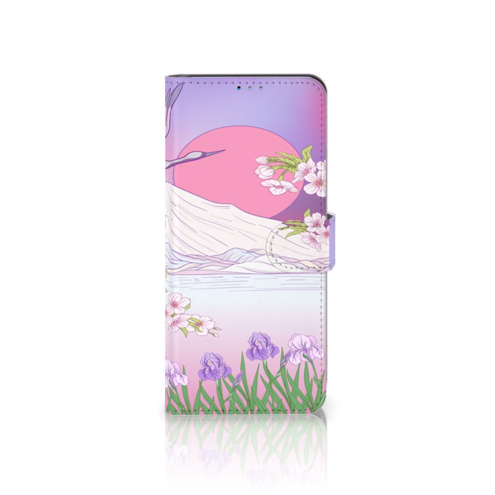 Motorola Moto G9 Plus Telefoonhoesje met Pasjes Bird Flying