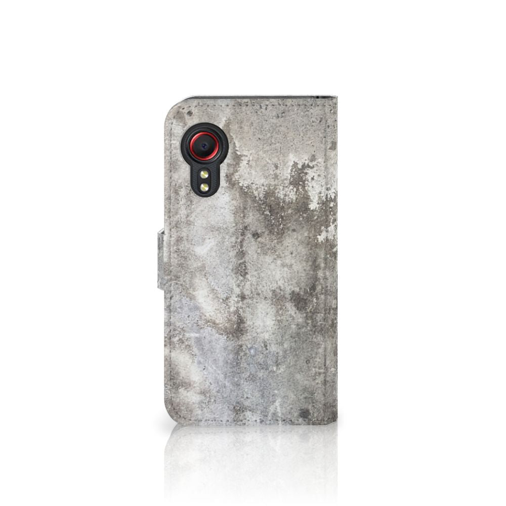 Samsung Galaxy Xcover 5 Bookcase Beton Print