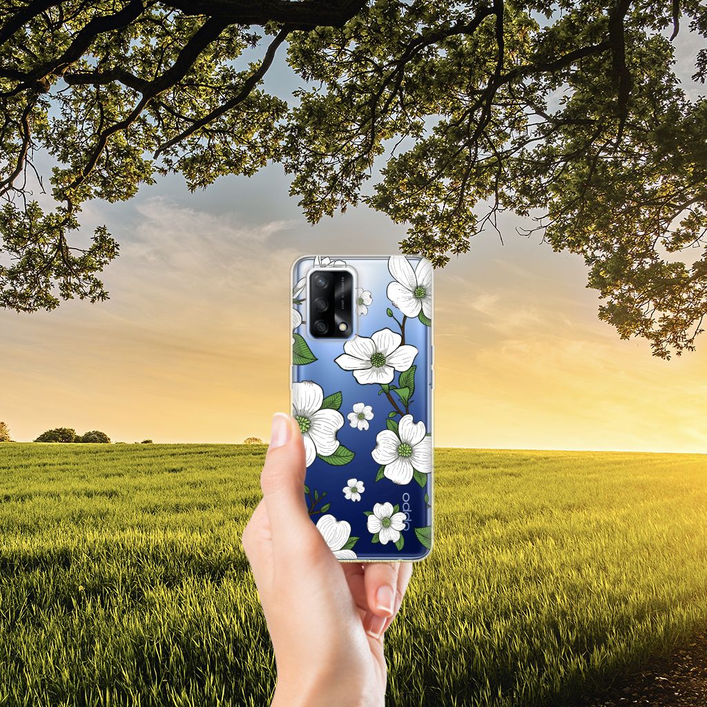 OPPO A74 4G TPU Case Dogwood Flowers B2C Telecom