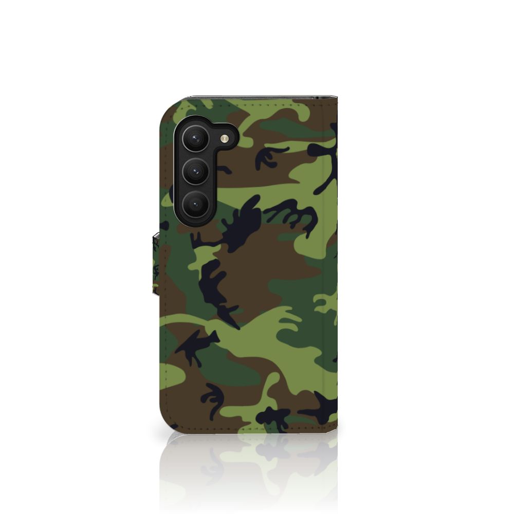 Samsung Galaxy S23 Telefoon Hoesje Army Dark