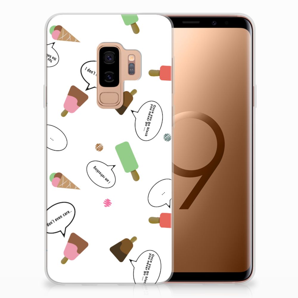 Samsung Galaxy S9 Plus Siliconen Case IJsjes