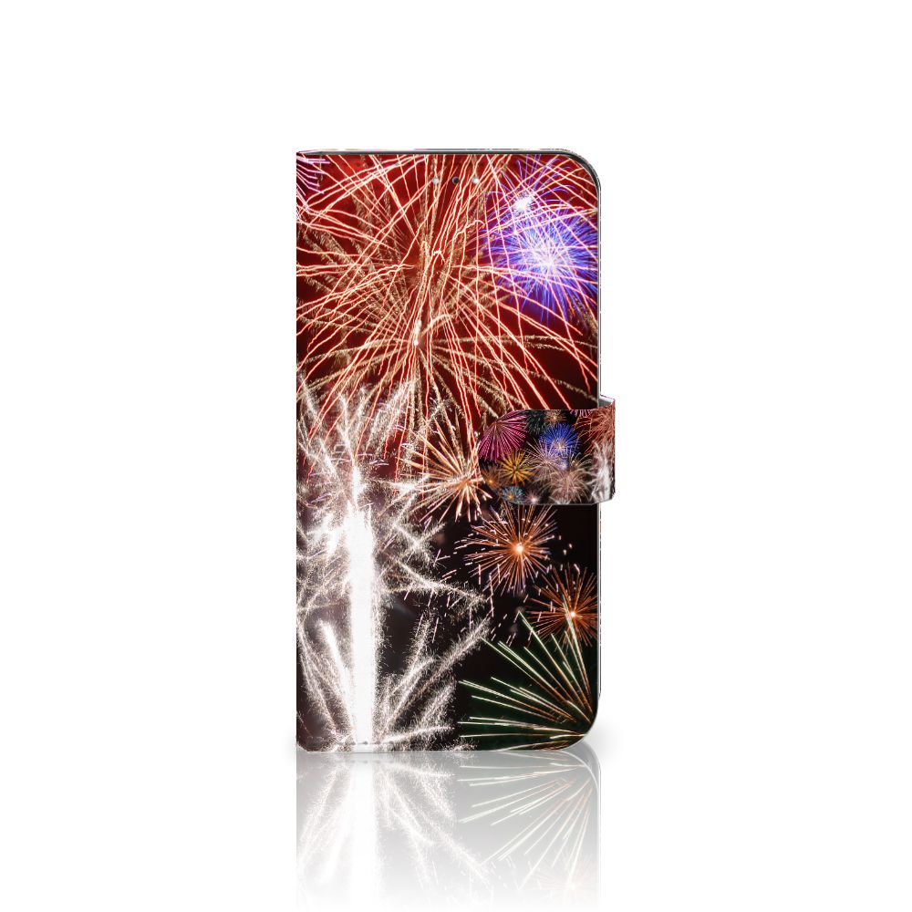 Samsung Galaxy A33 5G Wallet Case met Pasjes Vuurwerk