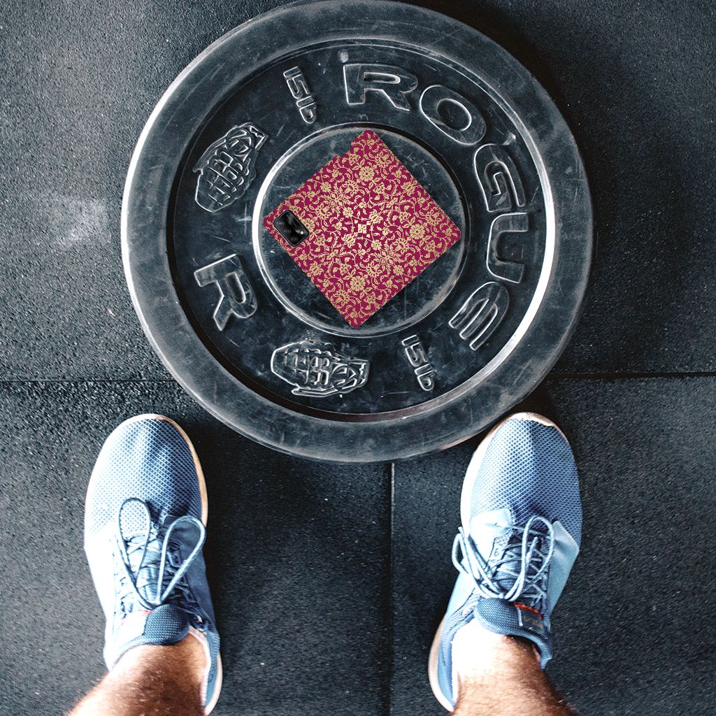 Telefoon Hoesje OPPO A74 4G Barok Pink - B2C Telecom