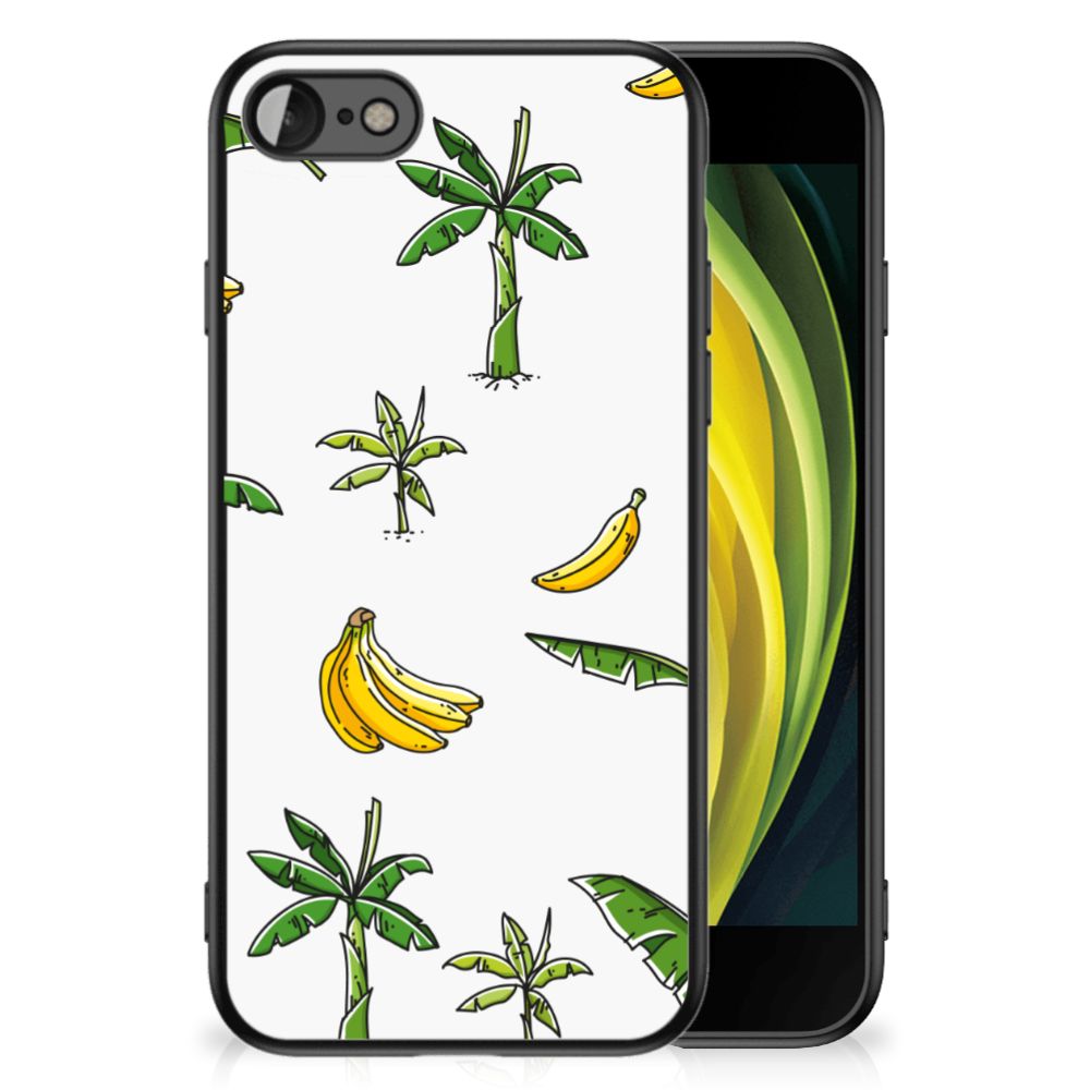 iPhone SE 2022 | SE 2020 | 7/8 Bloemen Hoesje Banana Tree met een banaan en palmboom ontwerp.