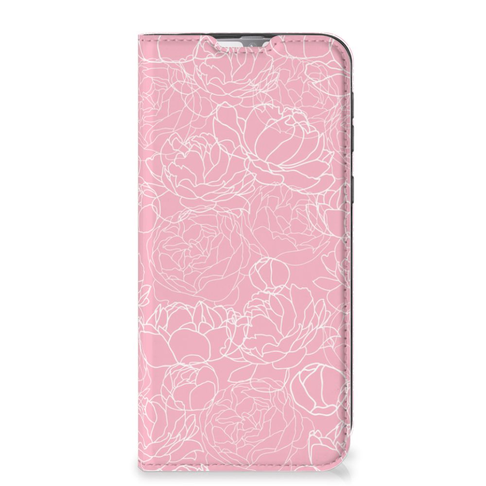 Samsung Galaxy M31 Smart Cover White Flowers - B2C Telecom