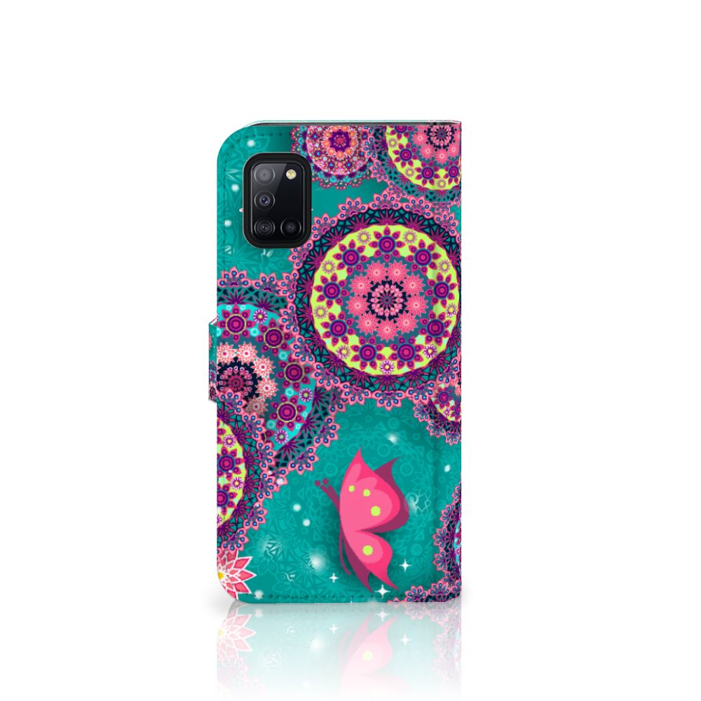 Samsung Galaxy A31 Hoesje Cirkels en Vlinders