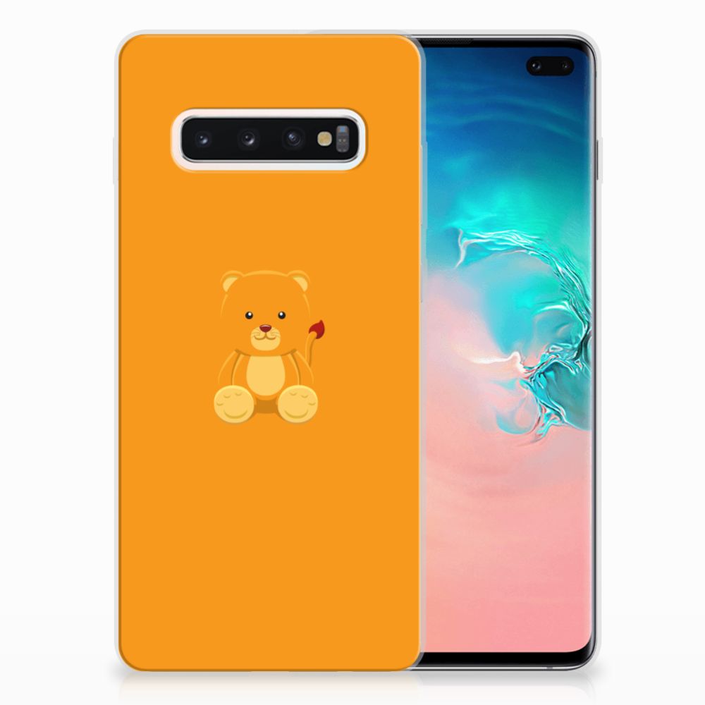 Samsung Galaxy S10 Plus Telefoonhoesje met Naam Baby Beer