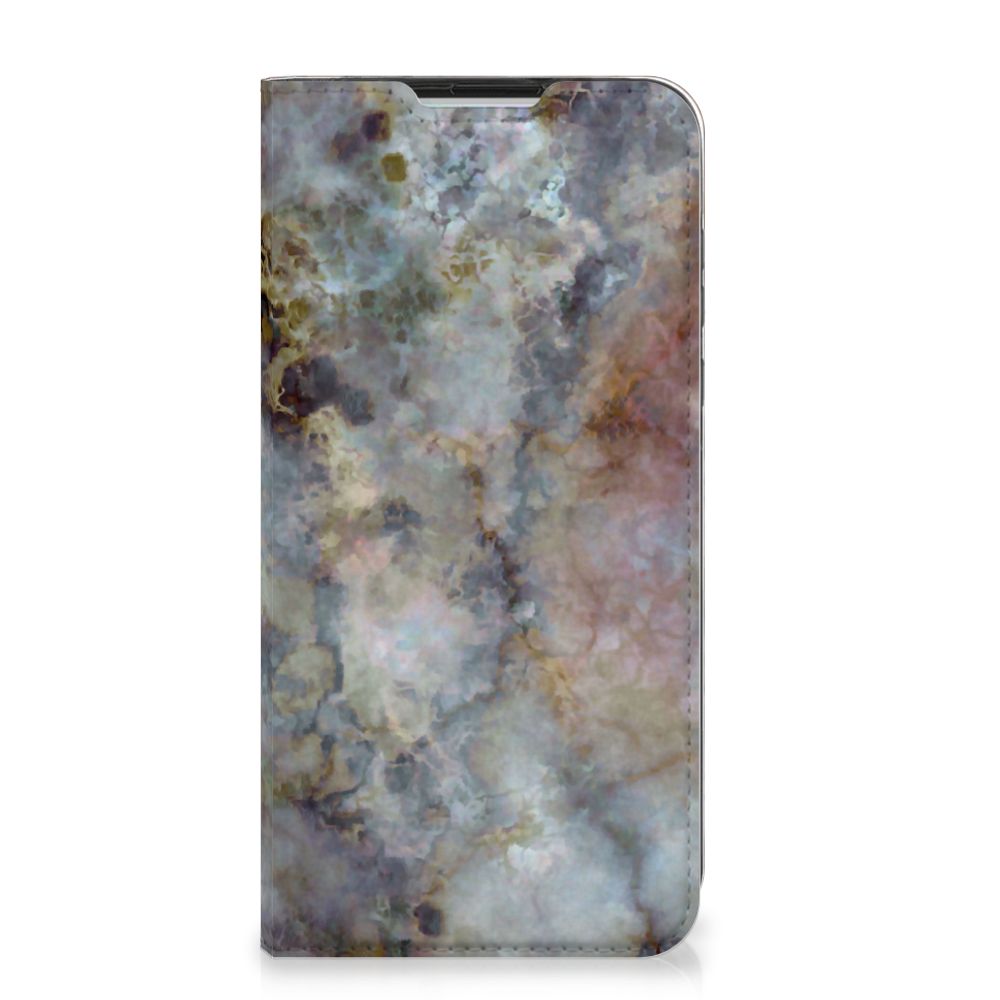 Motorola Moto G8 Power Standcase Marmer Grijs - B2C Telecom