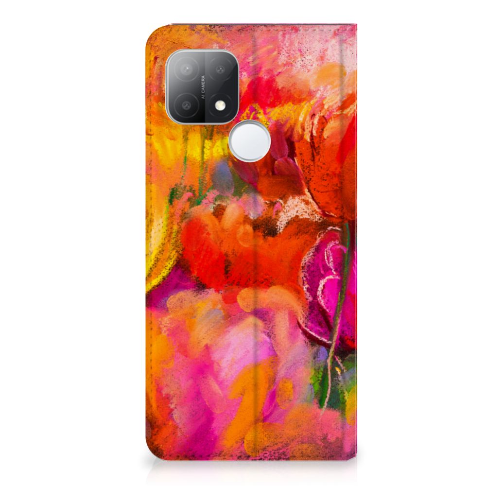 Bookcase OPPO A15 Tulips - B2C Telecom