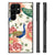 Dierenprint Telefoonhoesje voor Samsung Galaxy S23 Ultra Pink Peacock