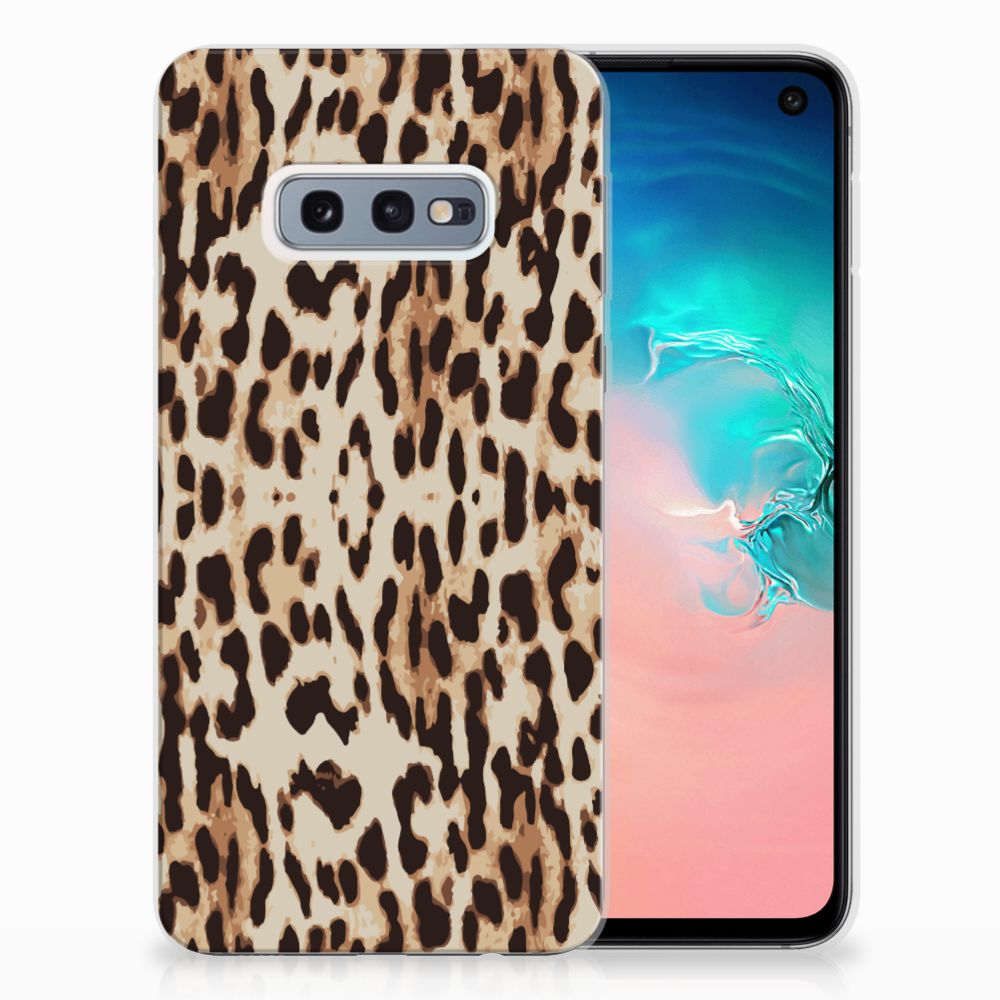 Samsung Galaxy S10e TPU Hoesje Leopard
