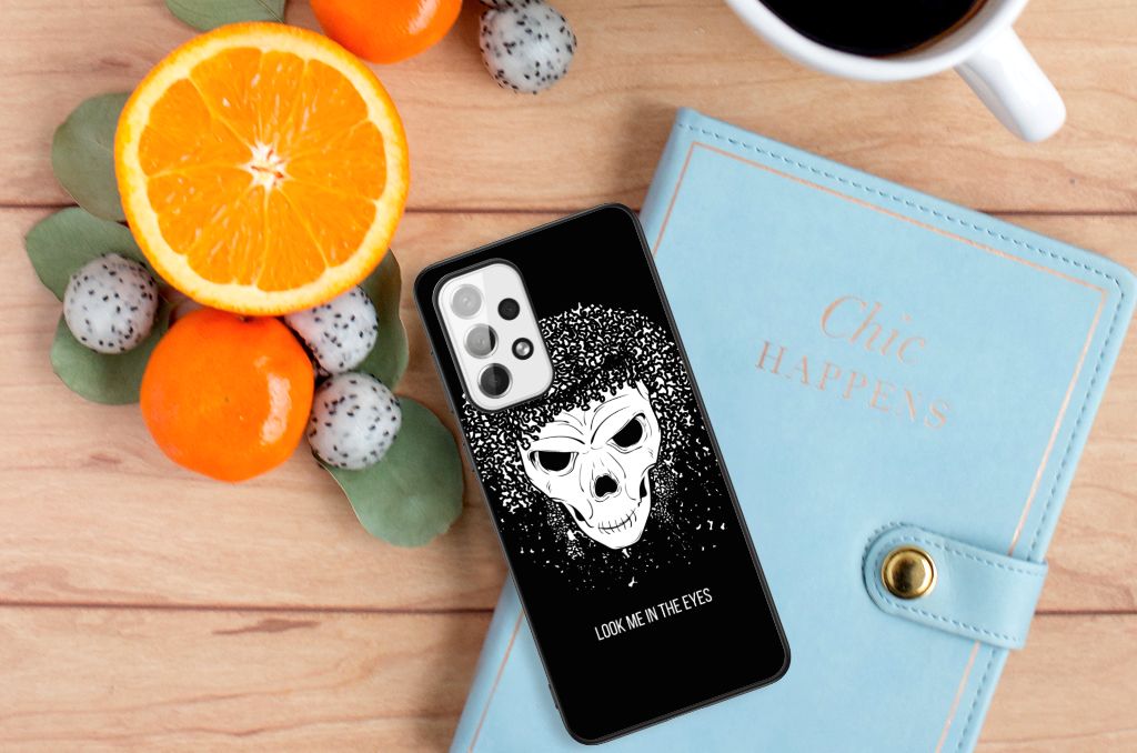 Telefoonhoesje Samsung Galaxy A73 Skull Hair B2C Telecom