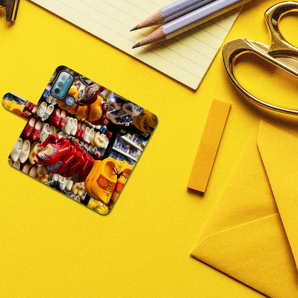 Motorola Moto G60 Flip Cover Klompen
