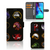 Motorola Moto G Pro Leuk Hoesje Cartoon met dierenlogo's op een zwart achtergronddesign.