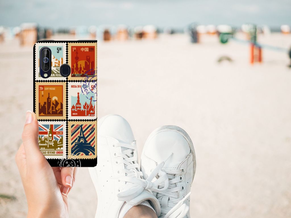 Samsung Galaxy A60 Book Cover Postzegels